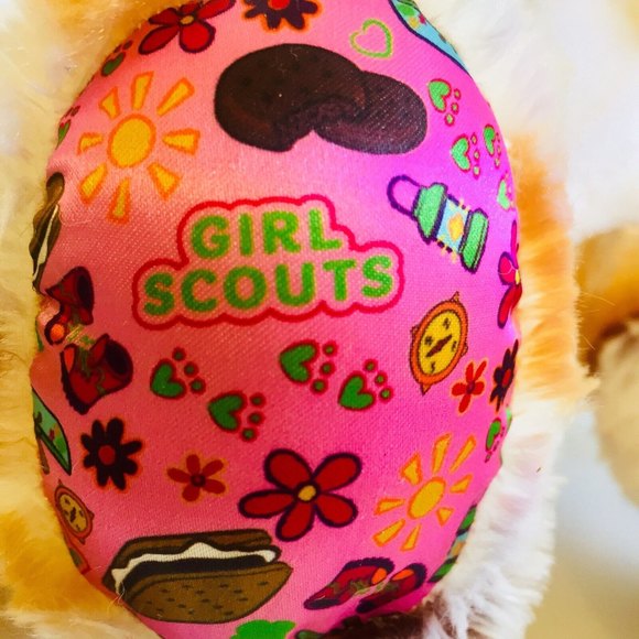 BAB Girl Scout S’mores Bear Plush 15” Caramel Swirl S'mores with Unicorn Hoodie - Picture 5 of 10